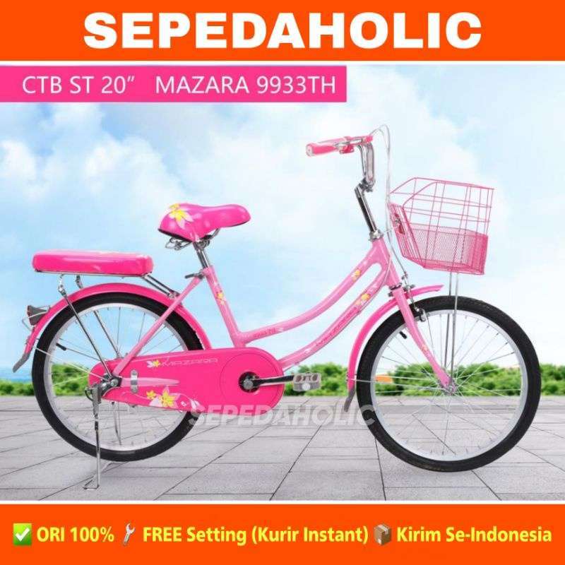 Sepeda Remaja Promo Sepeda Keranjang Anak Remaja Mazara 9933 Th Ukuran 20 Inch Diskon ...