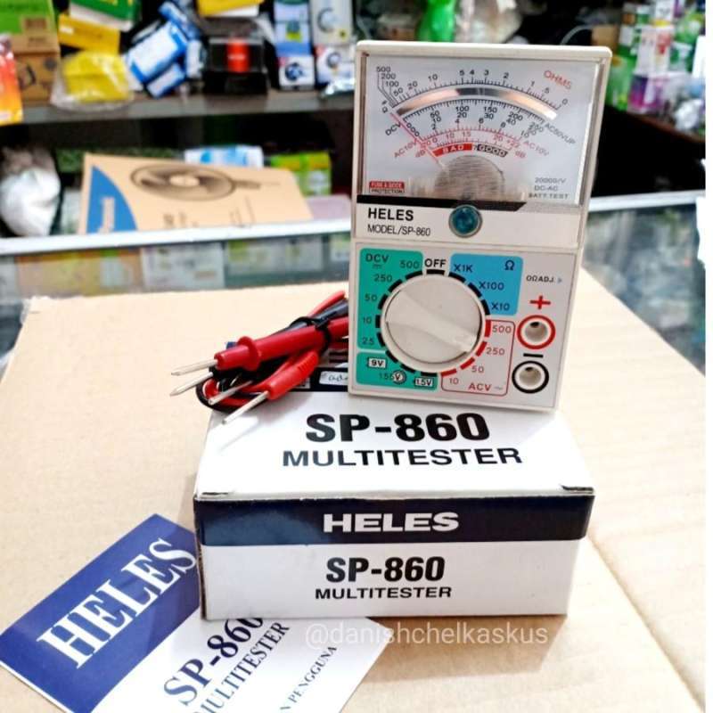 Jual Multitester Heles SP860 SP 860 Multi tester Avometer Analog di