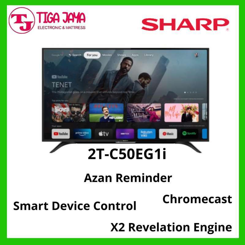 Jual SHARP 2TC50EG1i FULL HD GOOGLE TV SHARP TV 50 INCH 2T C50EG di