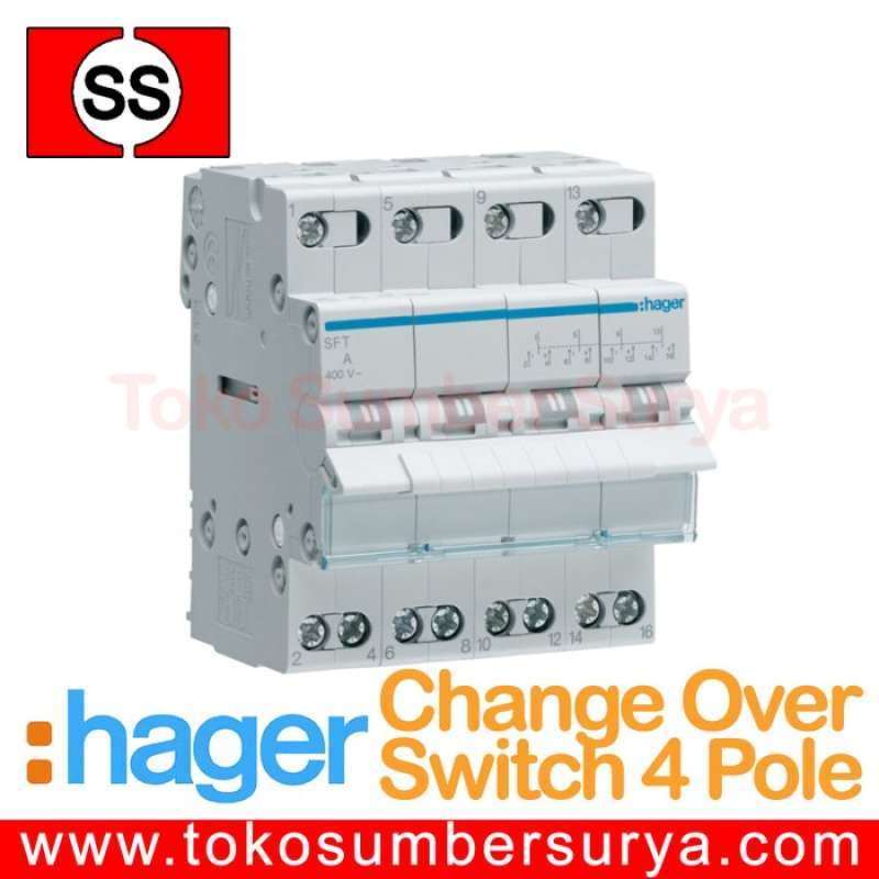 Promo COS Hager / Change Over Switch Hager / OHM Saklar Hager 4P 40A