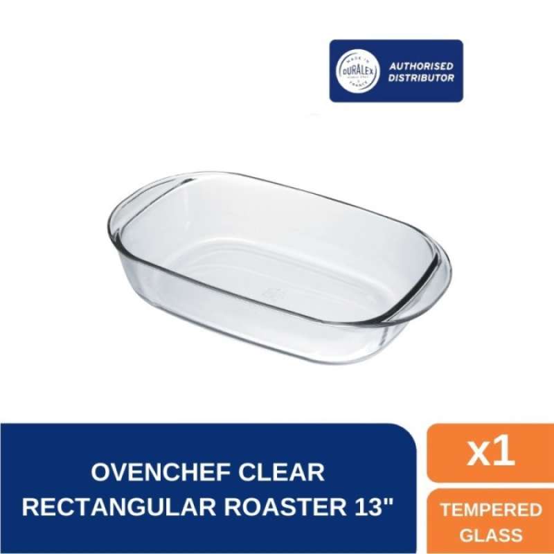 Promo Loyang Kaca Oven Duralex Ovenchef Rectangular Roaster 2.5 L Diskon 17 di Seller Nizar