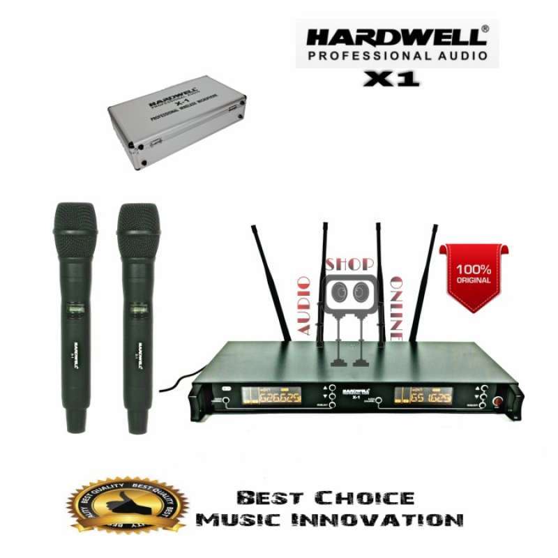 Jual Mic Wireless Hardwell X1 Multi Channel Microphone Di Seller