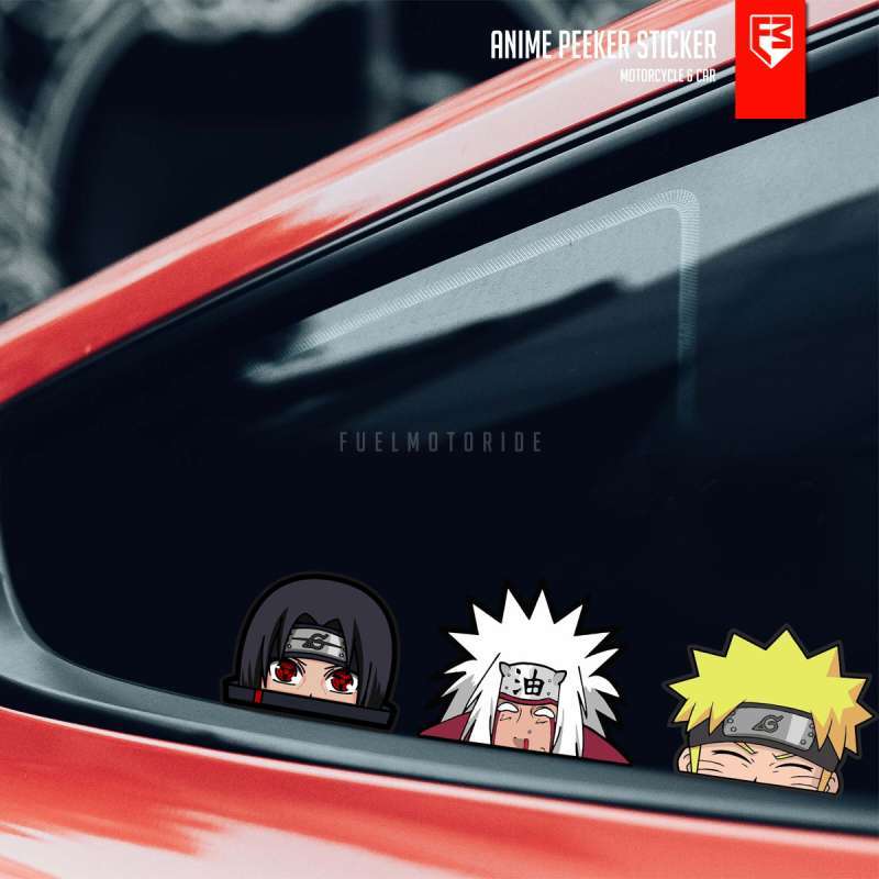 Jual Sticker Anime Naruto Peeker JDM Mobil Motor 01 di Seller