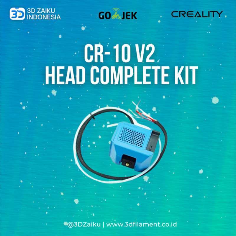 Promo Original Creality CR10 V2 3D Printer Head Complete Kit Diskon 23