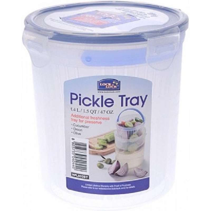 Jual LocknLock Pickle Round Tall Food Container Tempat Saringan 1.4L di