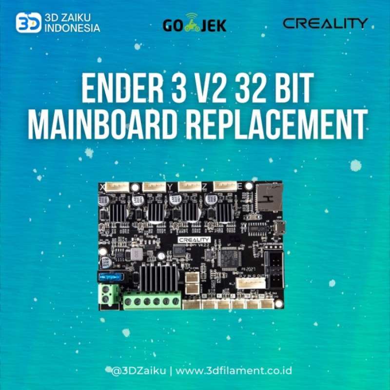 Promo Original Creality Ender 3 V2 32 Bit Mainboard Replacement Board Diskon 23 di Seller Indah