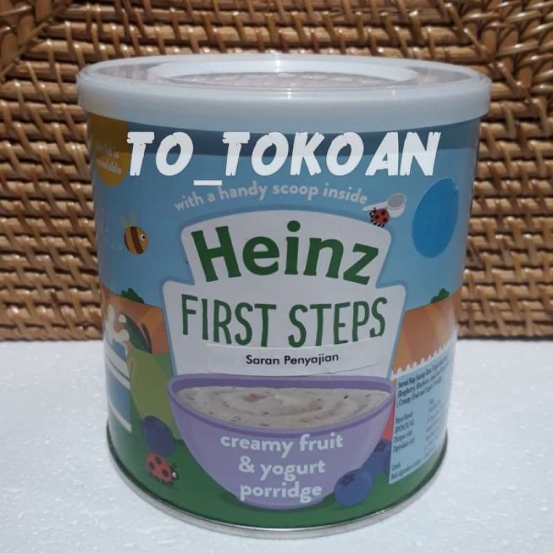 Promo Heinz Creamy Fruit & Yogurt Porridge 240 Gr Diskon 23 di Seller