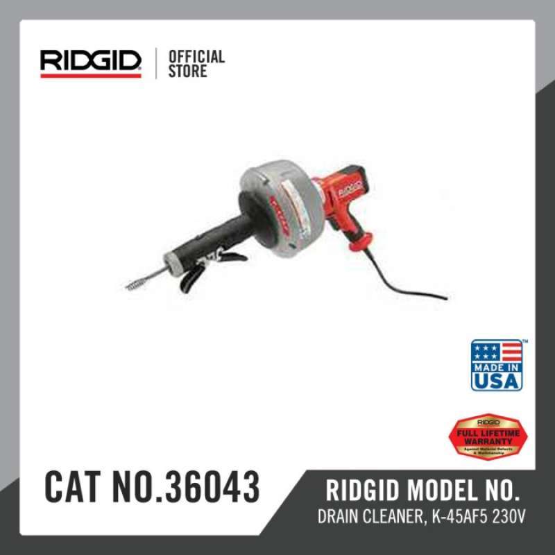 Promo Ridgid Drain Cleaner Sink Machines, K45Af5 230V36043 Diskon 33
