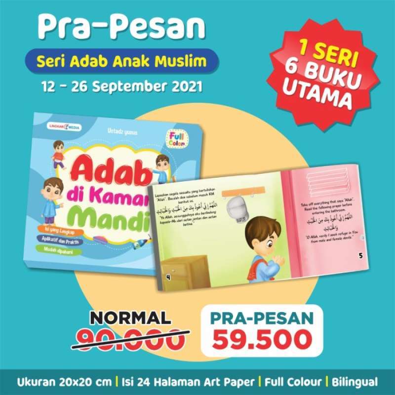 Promo Ready Seri Adab Anak Muslim Ustadz Yunus Full Color / Buku Adab ...