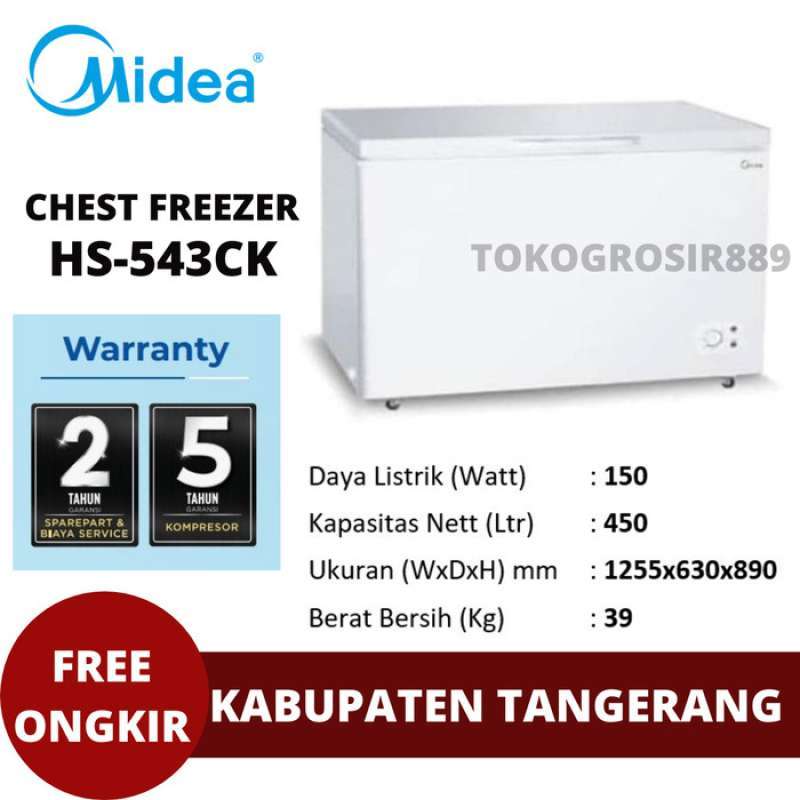 Jual Midea Hs543Ck Chest Freezer Midea 450 Liter di Seller Ha El Store