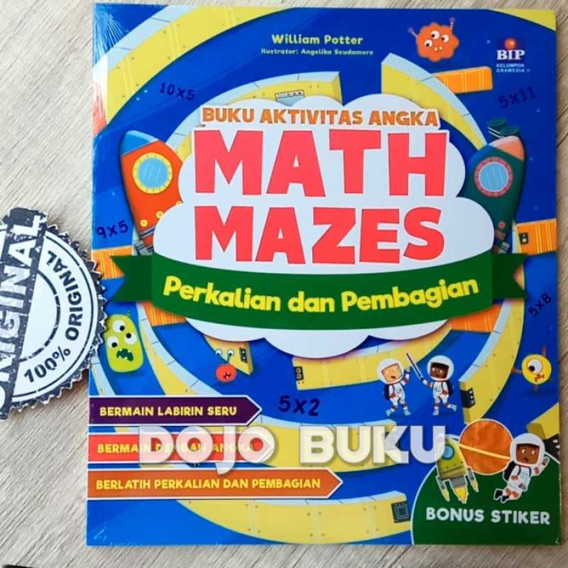 Promo Buku Aktivitas Angka Math Maze Perkalian Dan Pembagian By ...