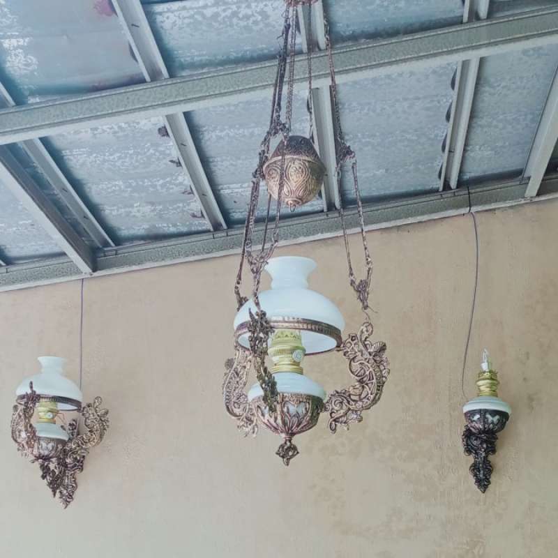 Promo lampu gantung antik klasik Jawa Bali R 18 Diskon 23% di Seller