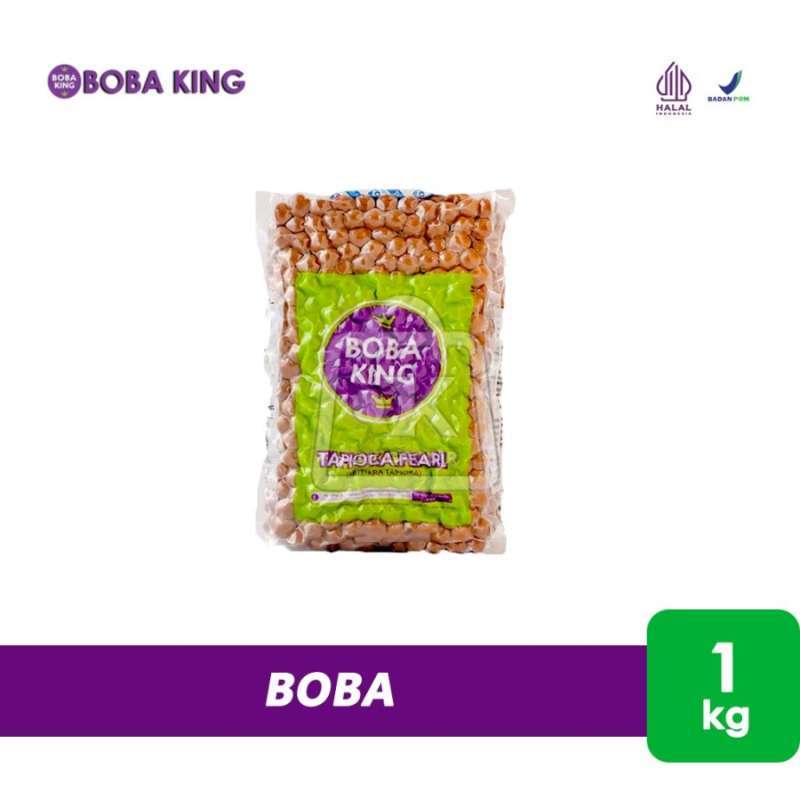 Promo Boba King Bubble Tapioca Pearl Boba Starch Balls (Pouch 1 kg