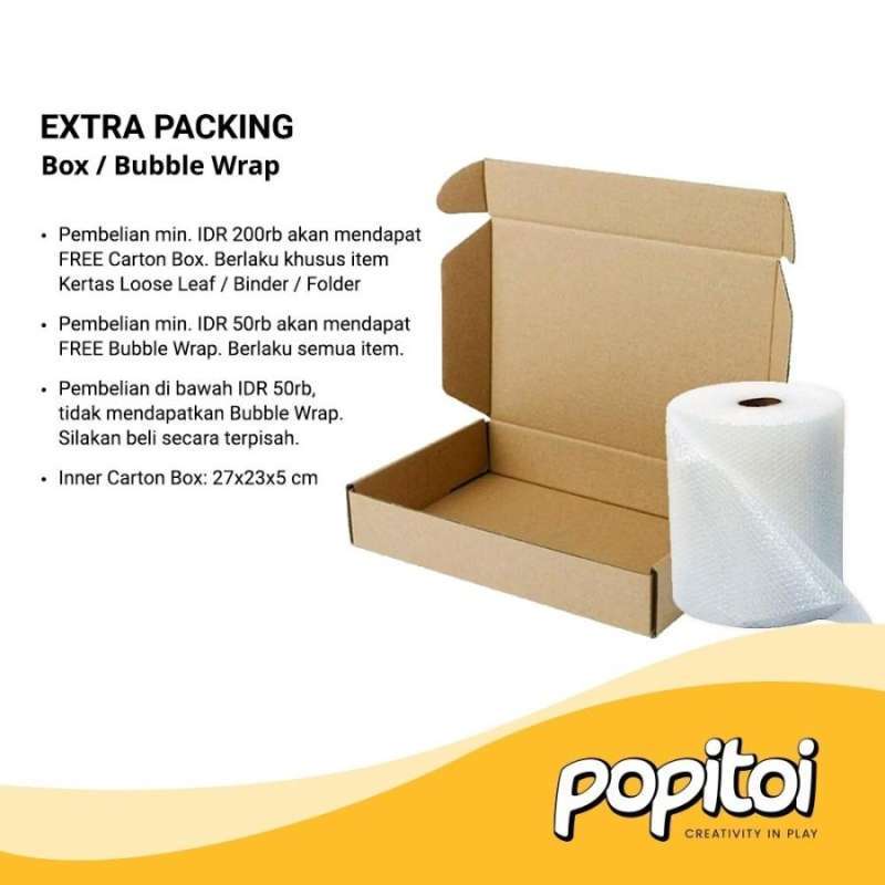 Jual Extra Packaging Carton Box & Bubble Wrap Di Seller Popitoi Id ...