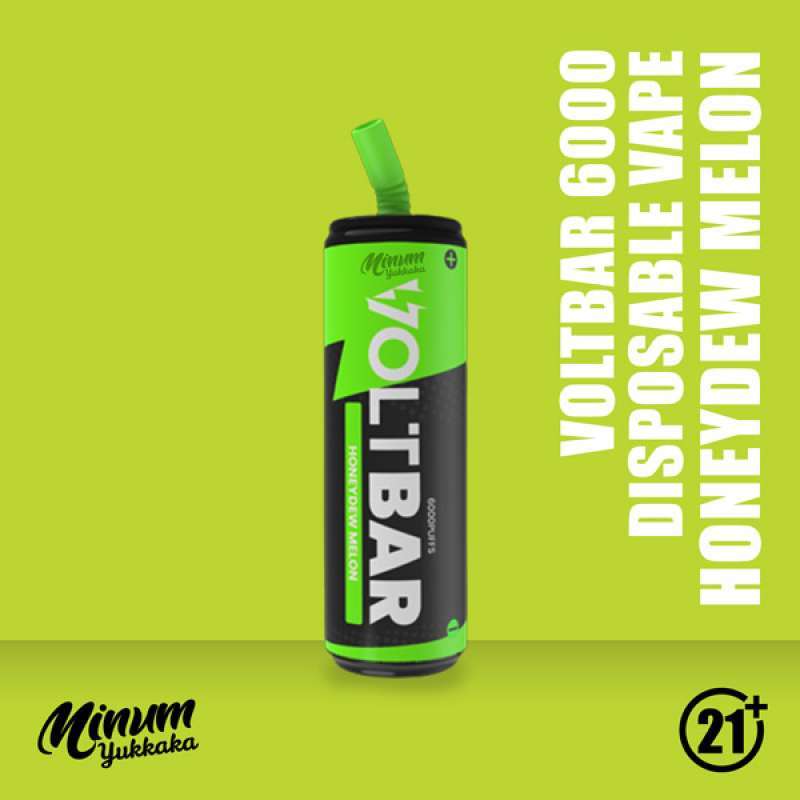 Jual Voltbar 6000 Puff Disposable Vape Honeydew Melon di Seller Minum