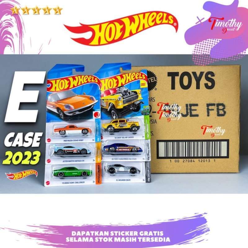 Promo Hot Wheels Kartonan Grosir Dus Box E 2023 Segel SNI Distributor
