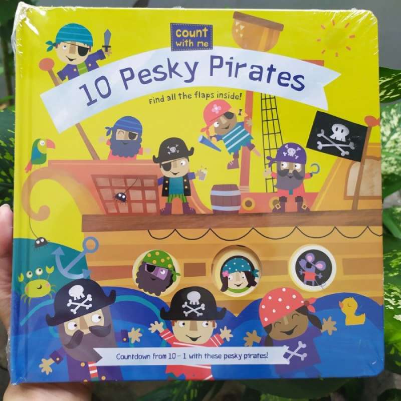 Promo Buku Flip Flap 10 Pesky Pirates Belajar Berhitung Angka Buku Anak