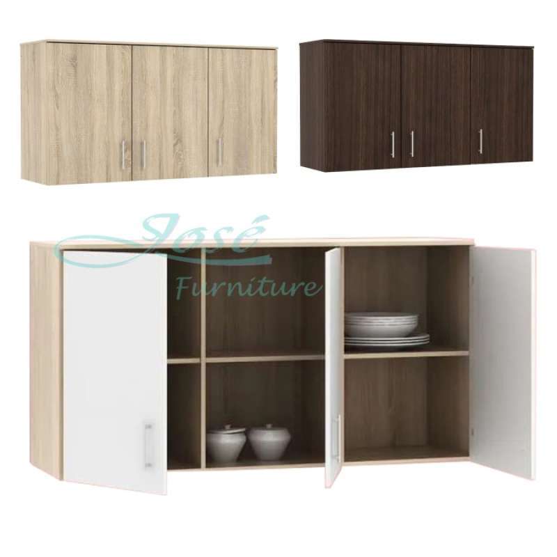 Promo Kitchen Set Atas Minimalis Ukuran 120Cm 3 Pintu 6 Ruang