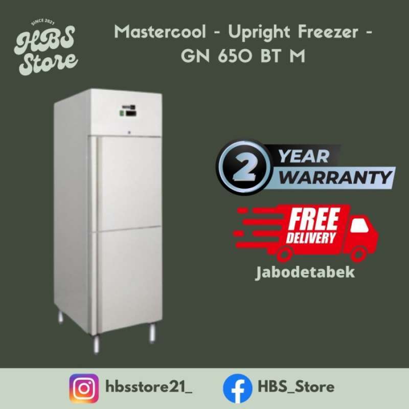Jual Mastercool Upright Freezer 2 Pintu GN 650 BTM Commercial