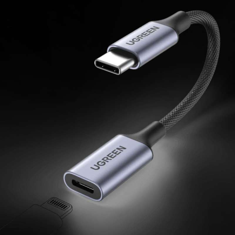 Promo Ugreen USB C to Lightning Audio Converter 70953 Diskon 23 di