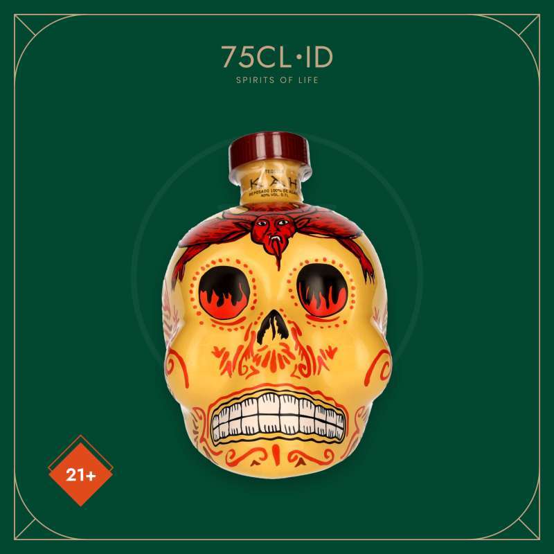 Jual Kah Tequila Reposado Skull Head Bottle Mexico 700ml Di Seller 75cl