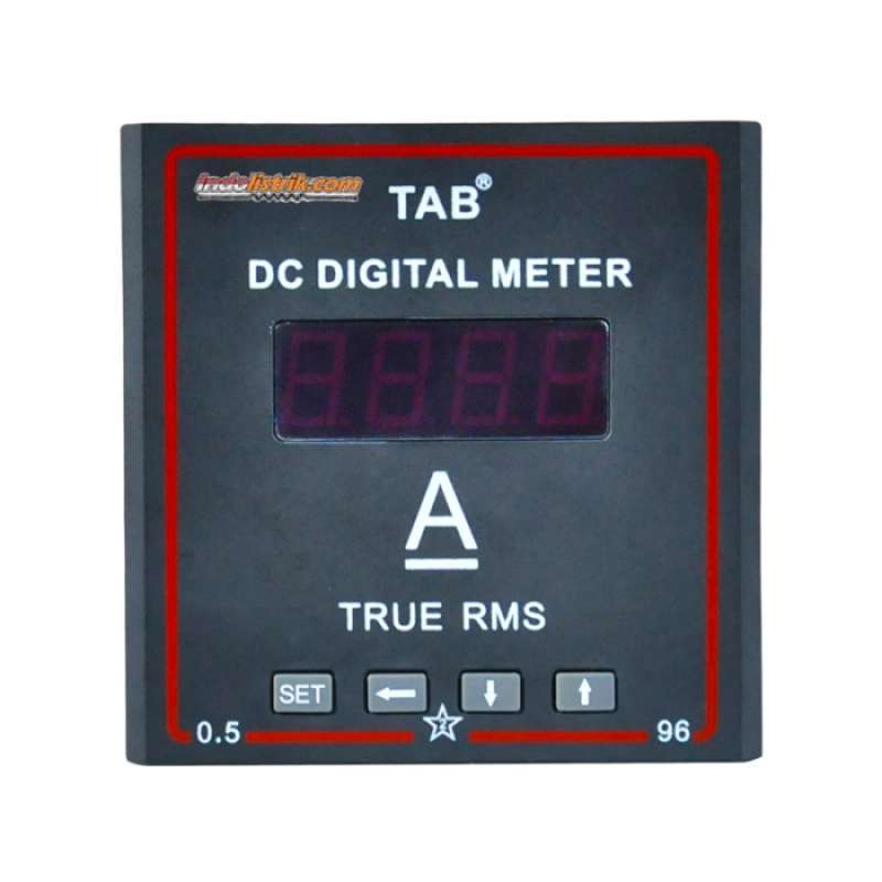 Promo Ampere Meter Digital DC 96x96 mm via shunt 75mV TAB - Mutu ...