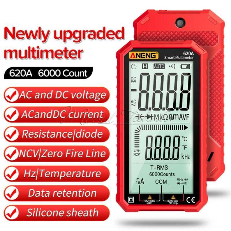 Promo Alat Ukur Tes Tegangan Arus Listrik AC DC Digital Multimeter ...