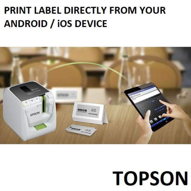 Promo Epson Lw1000P Barcode Qr Code Logo Inventory Aset Label Printer