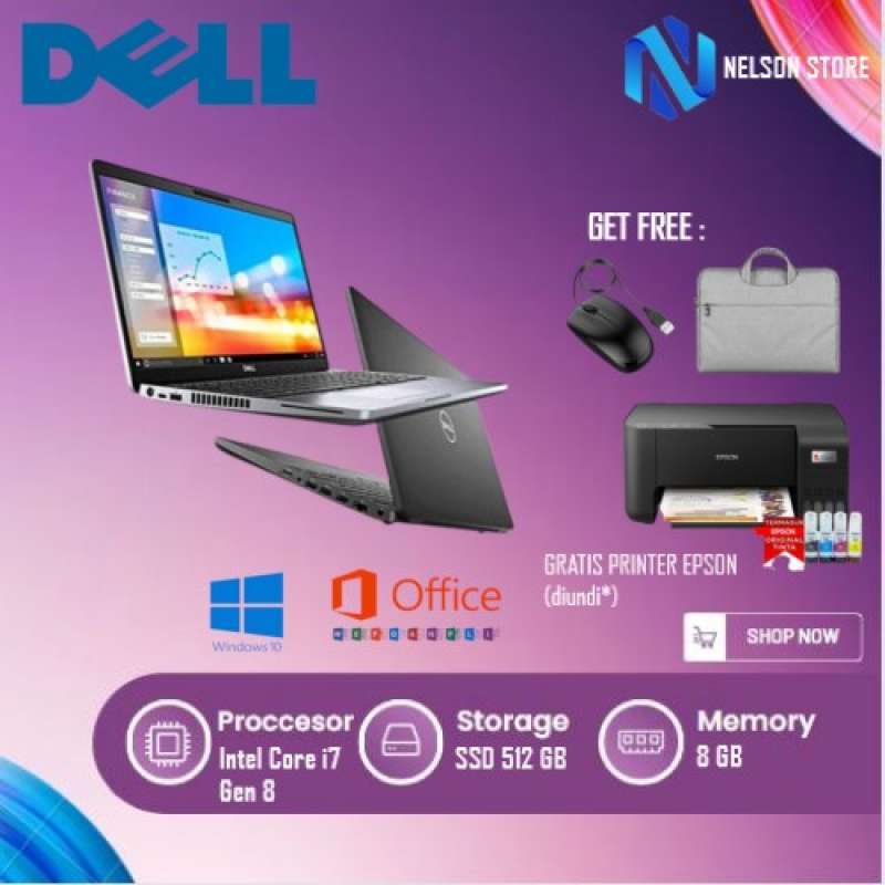 Promo Laptop Touchscreen Dell Latitude 5400 Core I7 Gen 8 Ram 32gb 1tb promo-laptop-touchscreen-dell-latitude-5400-core-i7-gen-8-ram-32gb-1tb