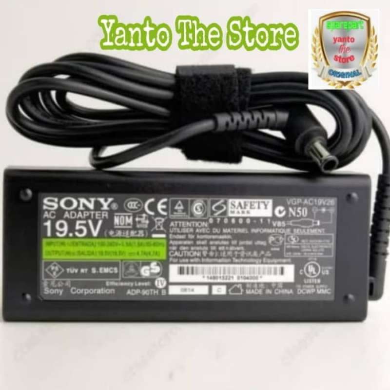 Promo Adaptor Charger Laptop SONY VAIO 19.5V ORIGINAL BPS24 BPS26 BPS13 ...