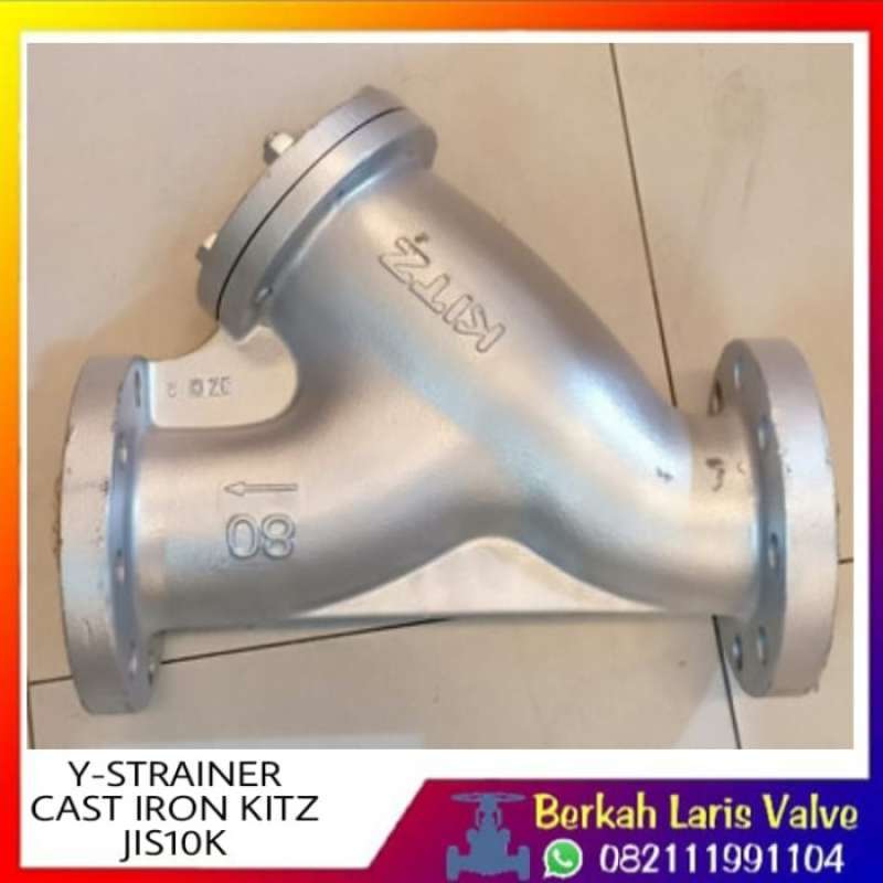 Promo Y strainer Kitz Cast Iron 10FCY Jis10K (3inch) Diskon 23 di