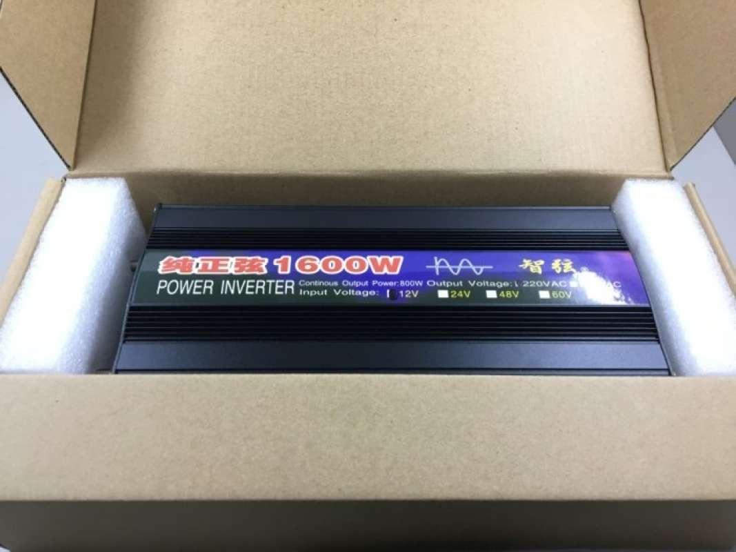 Promo inverter pure sine wave dc 24v to ac220v 1600w / 1000w solar ...
