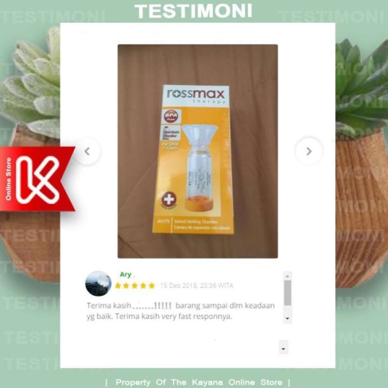Promo Terbaik Aerochamber Rossmax Inhaler Spacer Penderita Asma