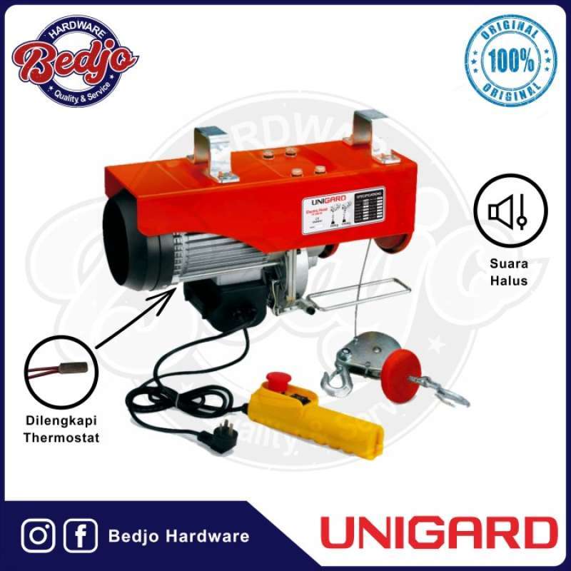 Promo UNIGARD Electric Hoist Katrol 1000kg PA 1000 Katrol 1 Ton Diskon ...