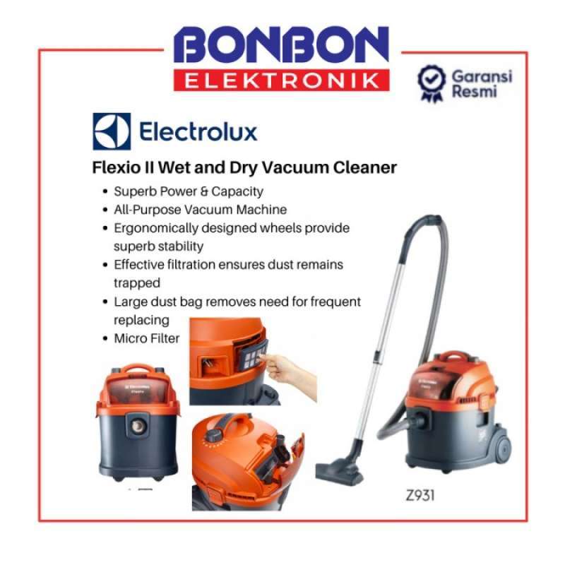 Jual Electrolux Vacuum Cleaner Z931 / Z931 Flexio Ii Wet And Dry Di Seller Kuniy Store