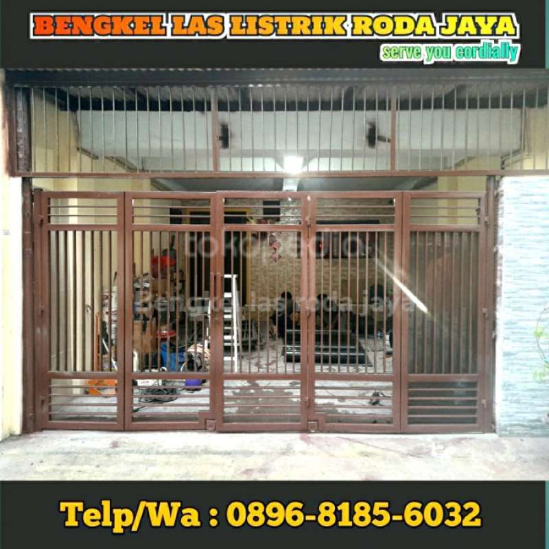 Promo Pagar Lipat Minimalis / Pagar Lipat Rel Bawah / Pintu Lipat