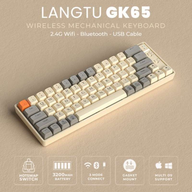 Daftar Harga Wireless Mechanical Keyboard Gk65 Original ...