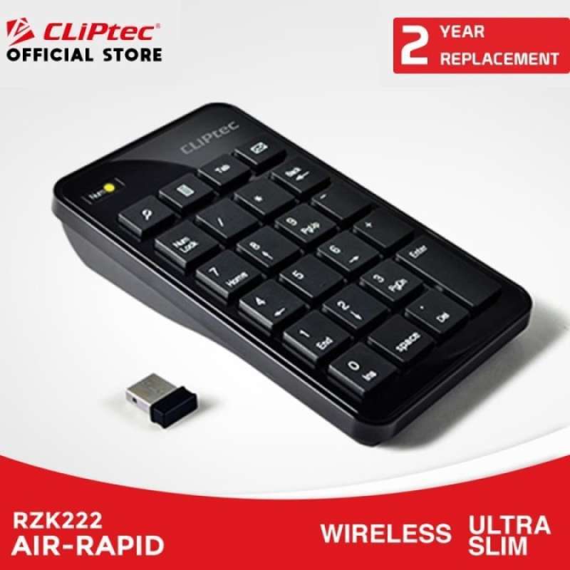 Promo Cliptec Rzk222/ Rzk-222 Keyboard Numeric Keypad Wirelesss Air ...