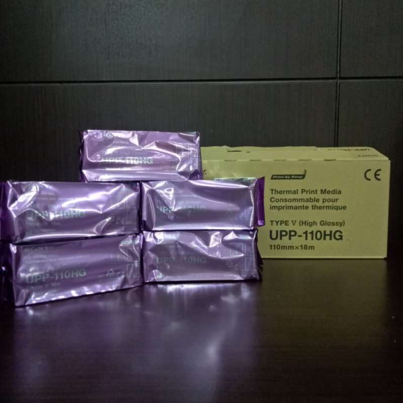 Sony/Mitsubishi Compatible UPP-110HG Ultrasonic Paper Film/Media, UPP 110HG Type V High Glossy Thermal Printing Media (1