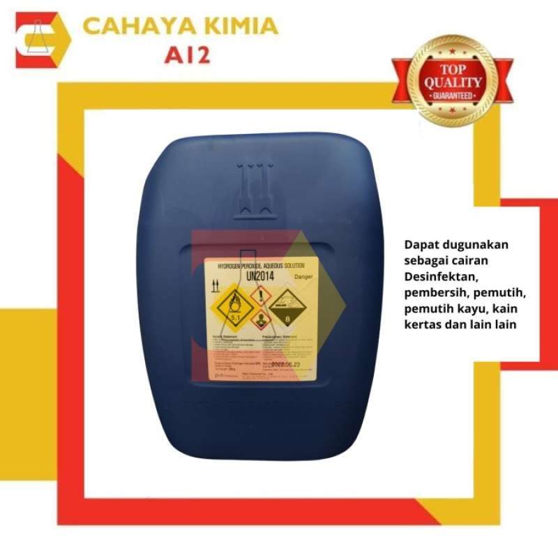 Brand H2o2 Promo H2o2 Korea 50% (hydrogen Peroxide) 1 Jerigen 30 Kg Instant Only ...