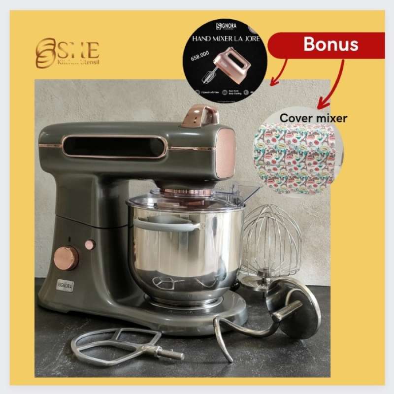 Jual Mixer La Forte Signora Stand Mixer Heavy Duty Terbaru Signora Di ...