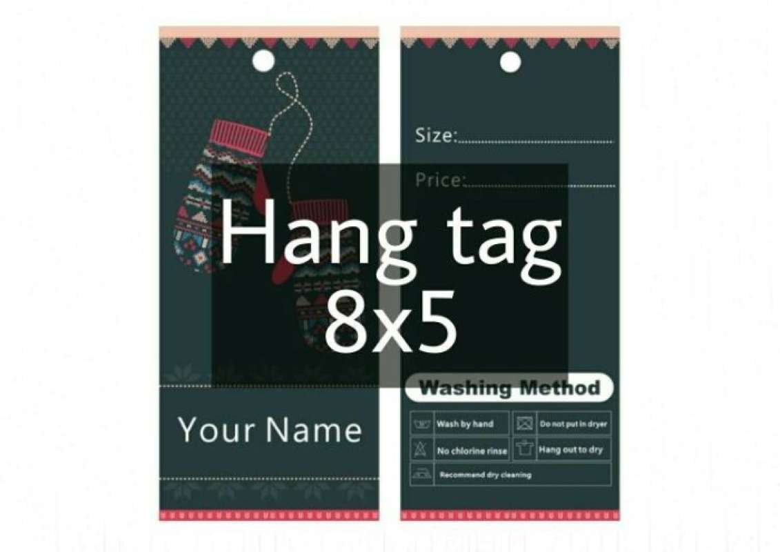Promo Cetak Hang Tag 500pcs Ukuran 8x5 Cm Full Colour Diskon 33% di ...