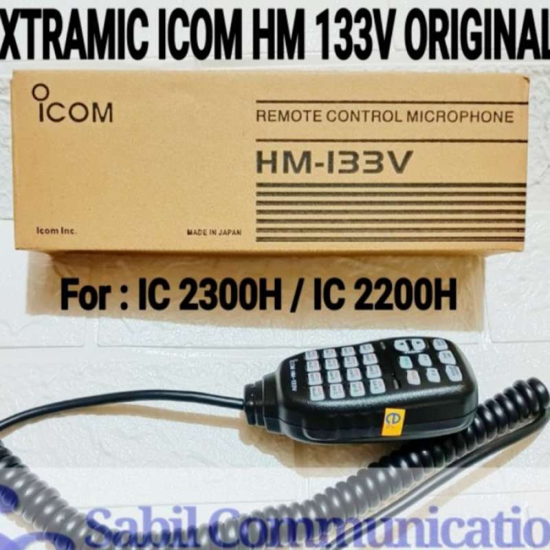 Jual EXTRAMIC RADIO RIG IC 2200H IC 2300H ORIGINAL MIC RIG