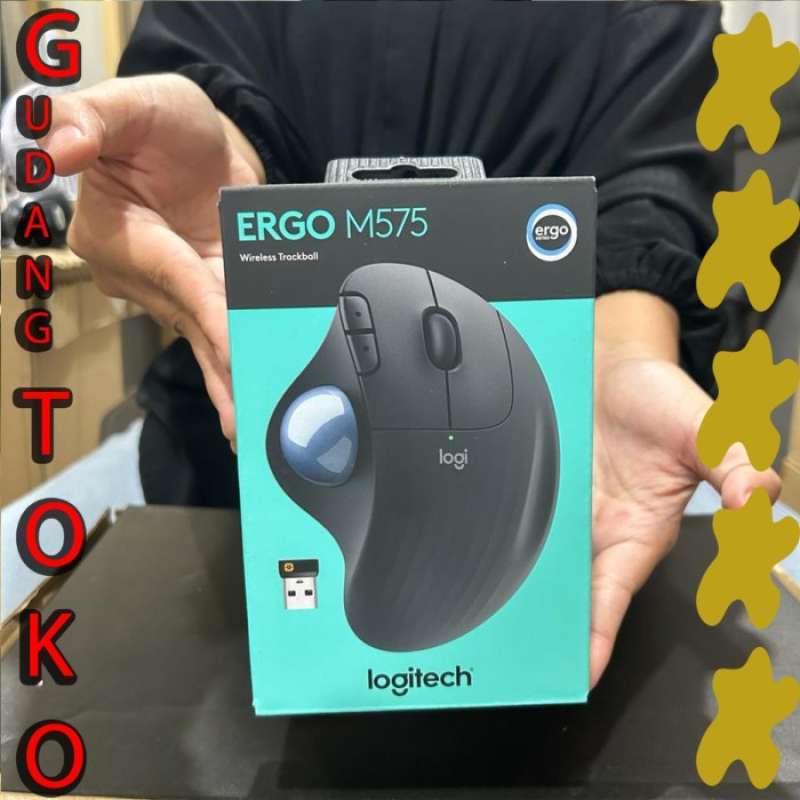 Jual Logitech Ergo M575 Wireless Dual Mode Bluetooth Trackball M570