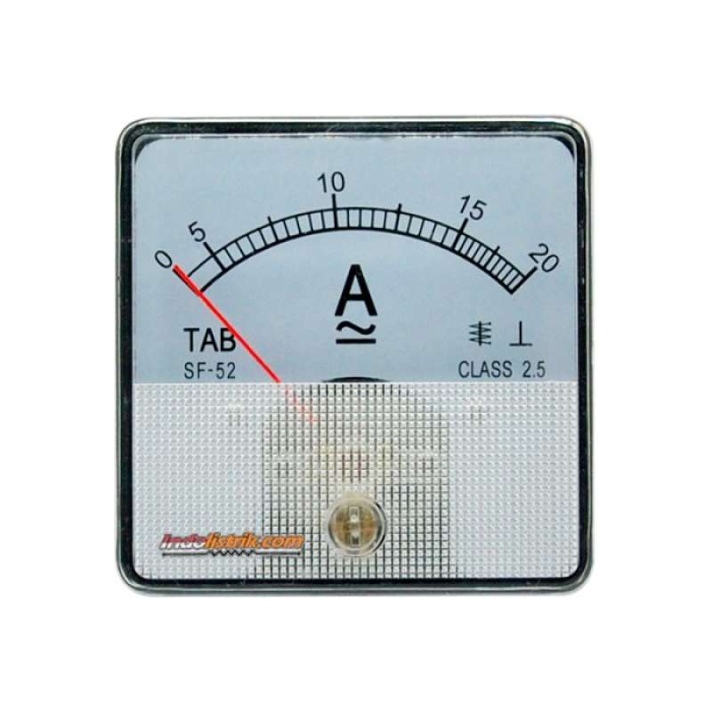 Promo Ampere Meter Analog AC / DC 20 A CR52 Direct TAB Diskon 9% di ...