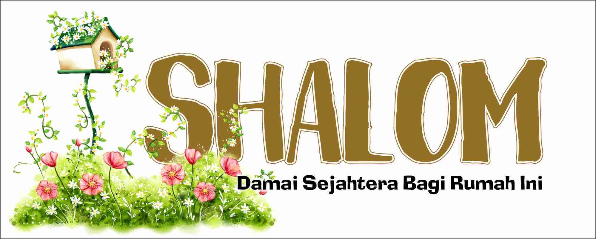 Jual Hiasan Dinding Rohani Kristiani Ukuran 25 Cm X 10 Cm Shalom Di ...