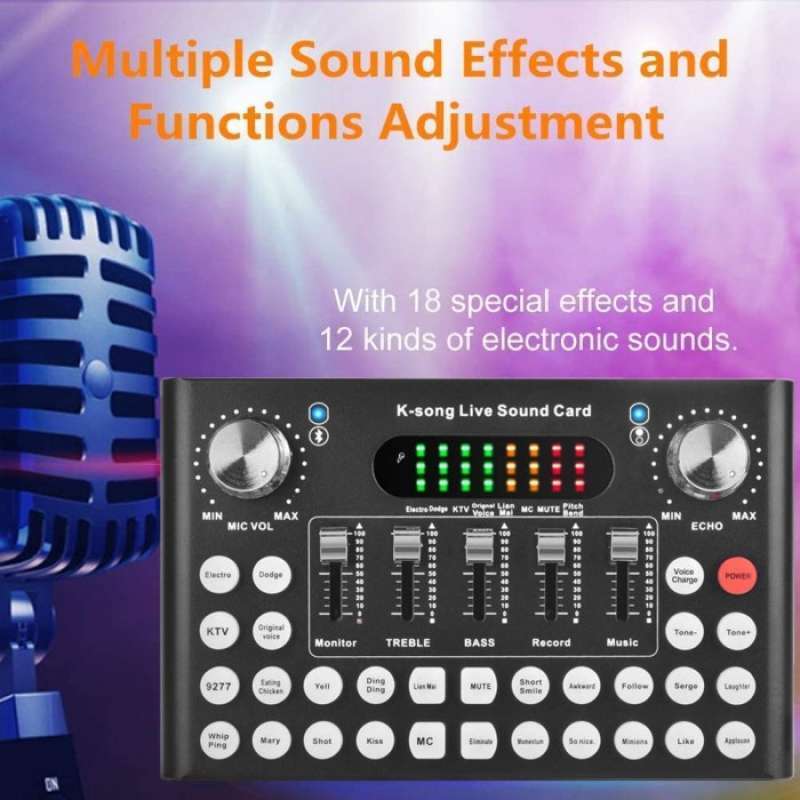 Promo Mixer Karaoke Music Studio KSong Live Sound Card Diskon 23 di