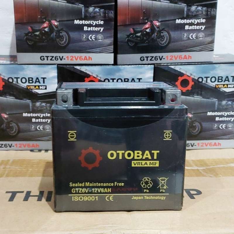 Jual Aki Motor CB150R, CBR 150,Sonic 150 Otobat GTZ6V MF Aki Kering