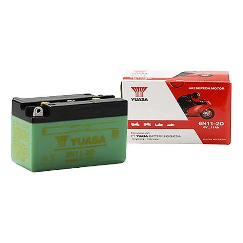 Jual Yuasa Aki Basah Honda-Yamaha 6N11-2D di Seller Edumart Super