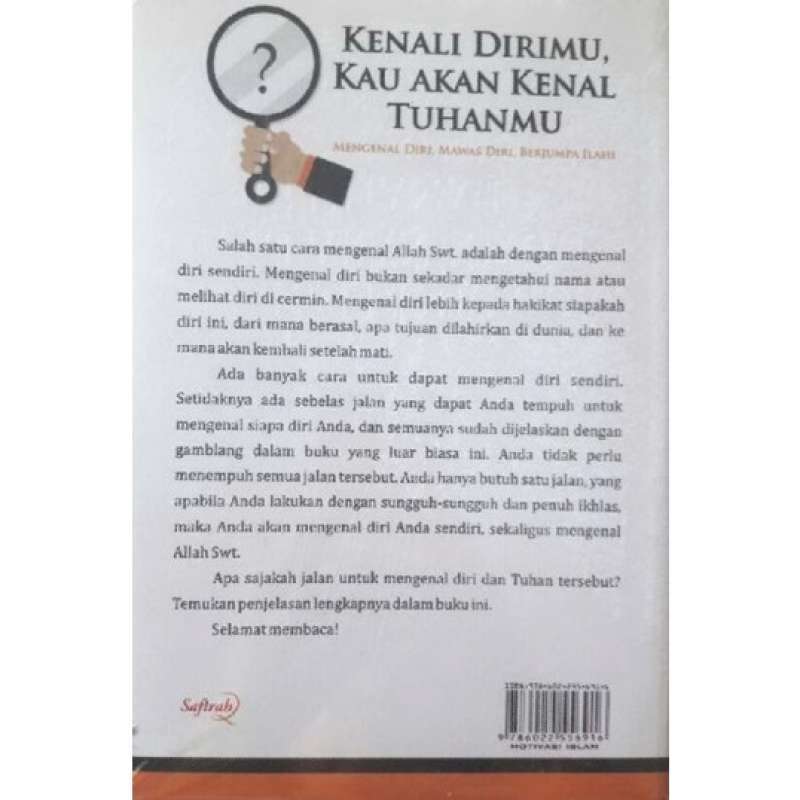 Jual Buku Kenali Dirimu Kau Akan Kenal Tuhanmu Di Seller The King Books
